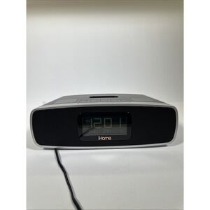 iHome iP90 iPod Alarm Clock Radio Speaker Dock Tested Works